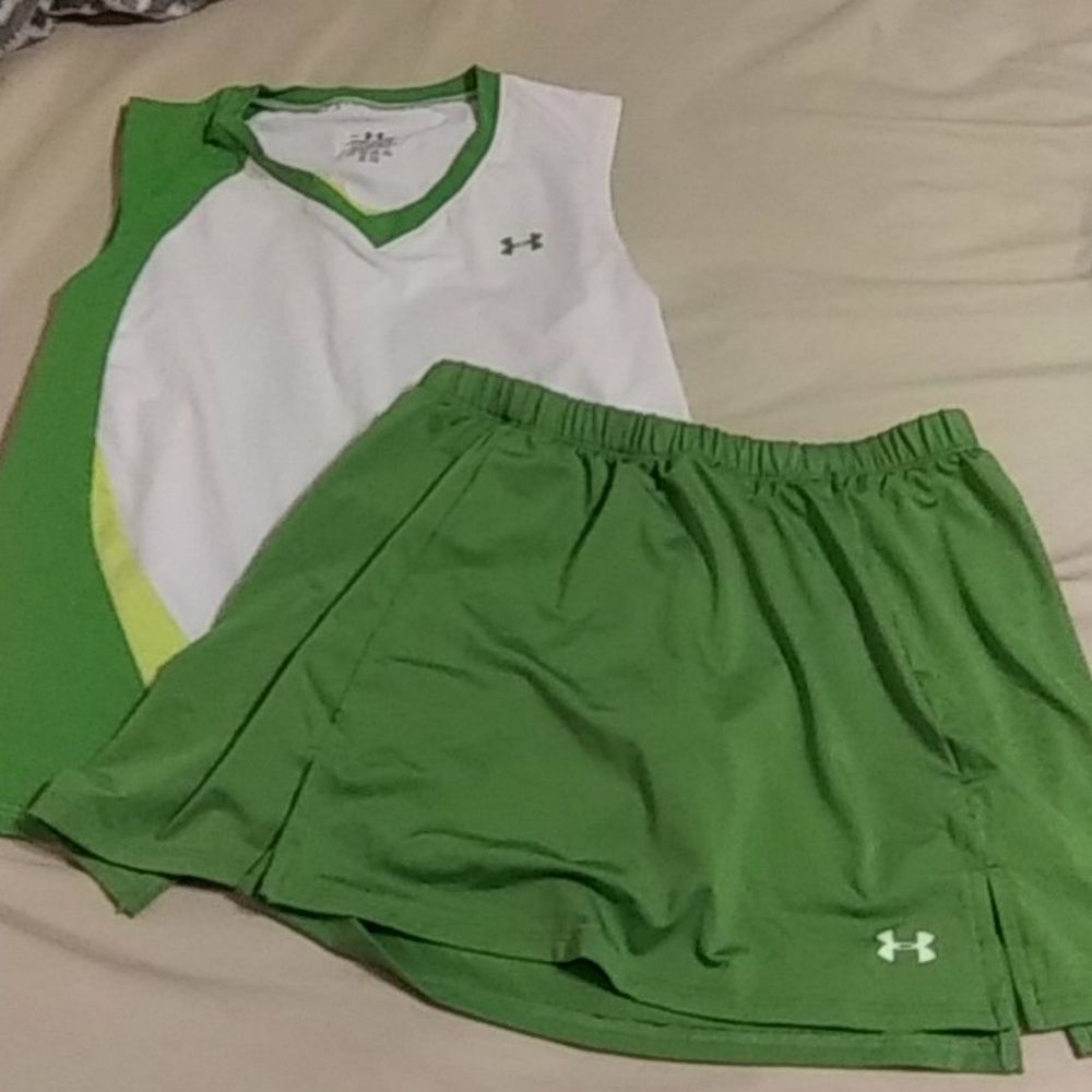 🌞Under Armour outfit skort and tank 🌞